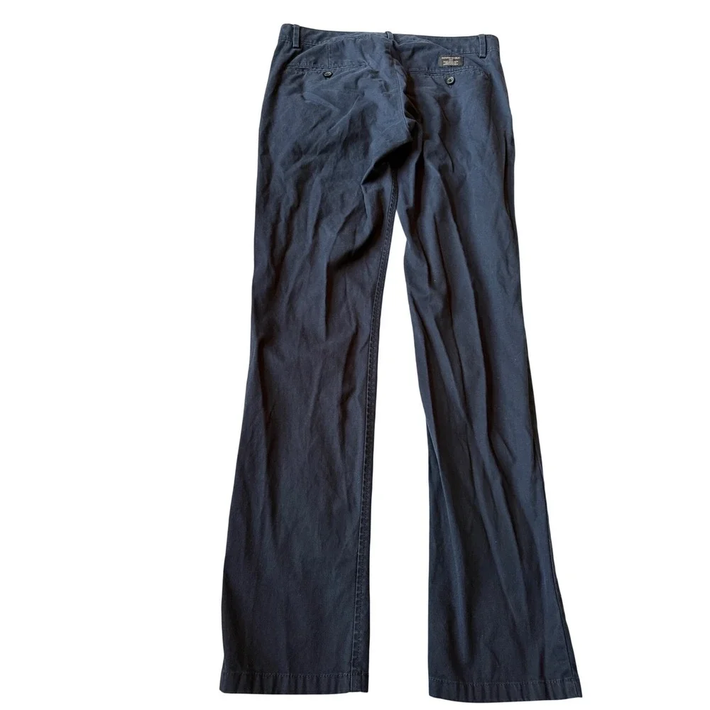 Banana Republic Mens Fulton Stretch Chino Pants Size 32X34 Navy Office Workwear